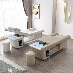 電動升降洗頭床按摩推拿床Spa美容院頭療足浴一體床水循環熏蒸