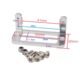Ship model, model aluminum alloy S3003 rudder frame, mg995 steering gear bracket, server seat