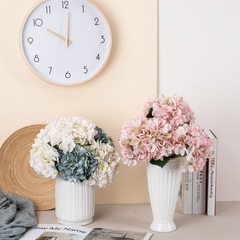 仿真花思穎單枝繡球花裝飾婚慶手捧花玫瑰花牆假花跨境MW52665