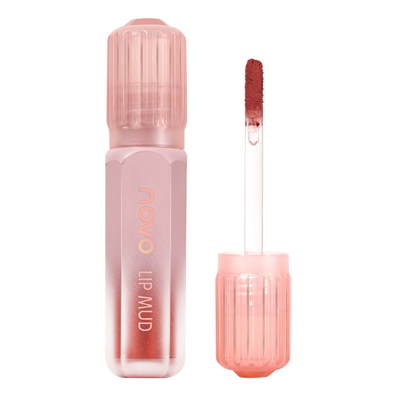 Lip mud (NOVO) air‑sense soft matte lip glaze, lightweight, long‑lasting, nondrying