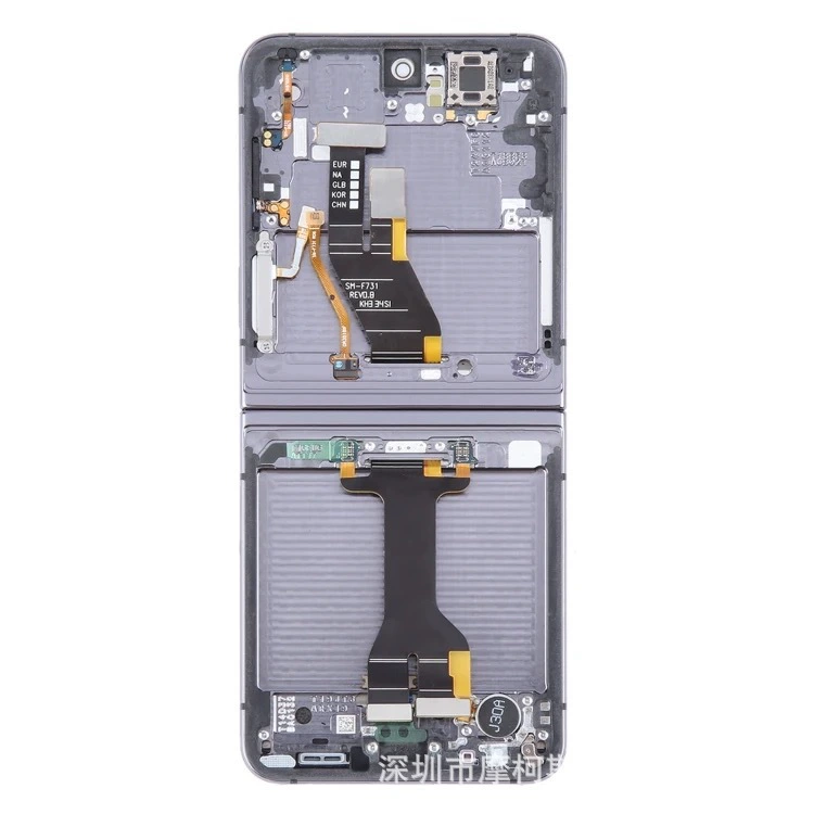 Подходящий для сборки экрана Samsung Z FLIP4 с складывающимся экраном SAMSUNG Z FLIP5/6 731 Замена модуля экрана