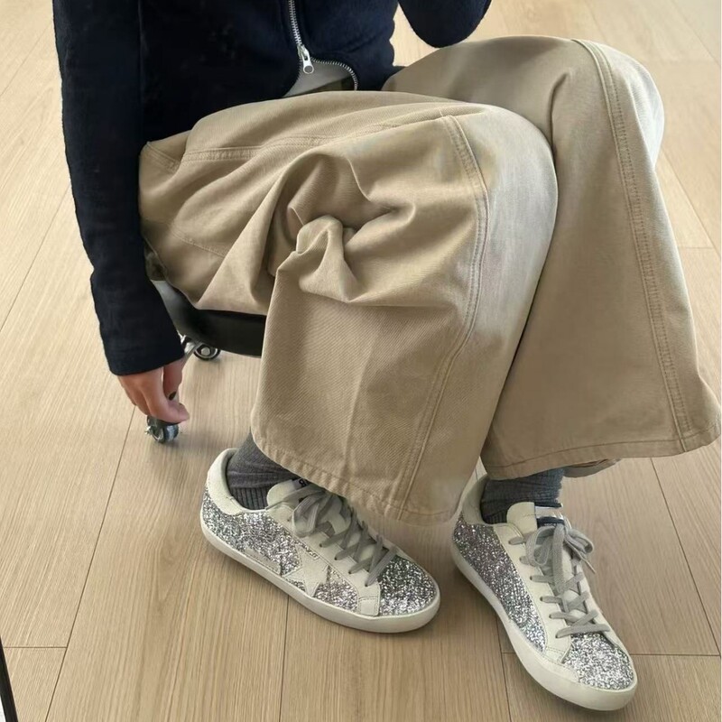 真皮复古德训鞋女2025新款韩版做旧小脏鞋内增高休闲运动平底板鞋|undefined