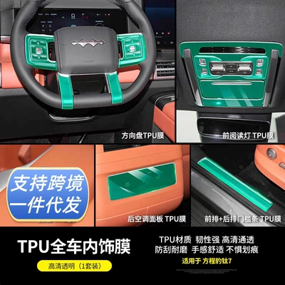 Car interior film: Film, Instrument Navigation Display Screen Film