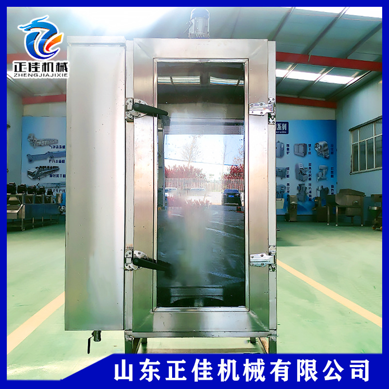 猪头肉熏鸡红肠糖熏上色设备 全自动工业糖熏炉 不锈钢熏鸡设备