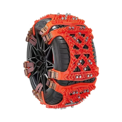 Automobile tire snow chain Tire snow chain - b-one-piece-black-red-and-yellow-colors-randomly