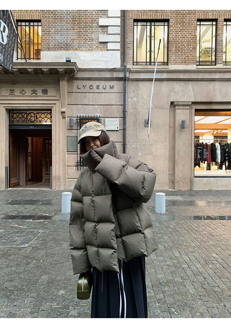 New Candy Color Down Cotton Padded Jacket Women Coat Korean Chic Puffer Jacket Thick Warm Outerwear Women's Clothes Short Parkas