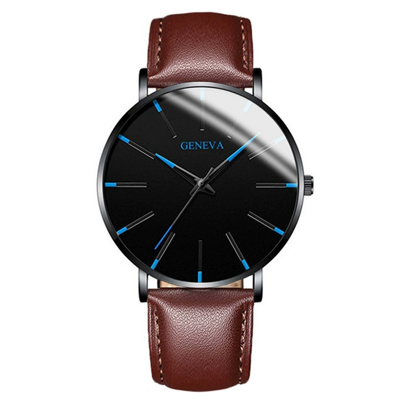 Men's Swiss‑Style Watch, Quartz Movement, 42 mm Dial, Metal Bracelet (230 mm)