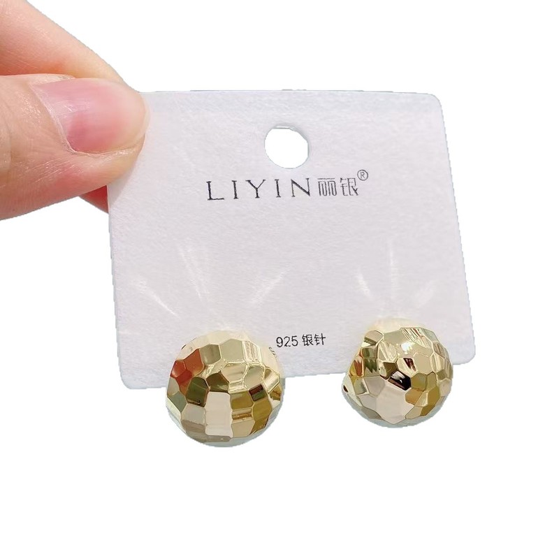 Liyin/Libeliying S925 シルバー針 C タイプイヤリングハイエンドファッション個性ニッチイヤリング女性のためのヨーロッパとアメリカの INS|undefined