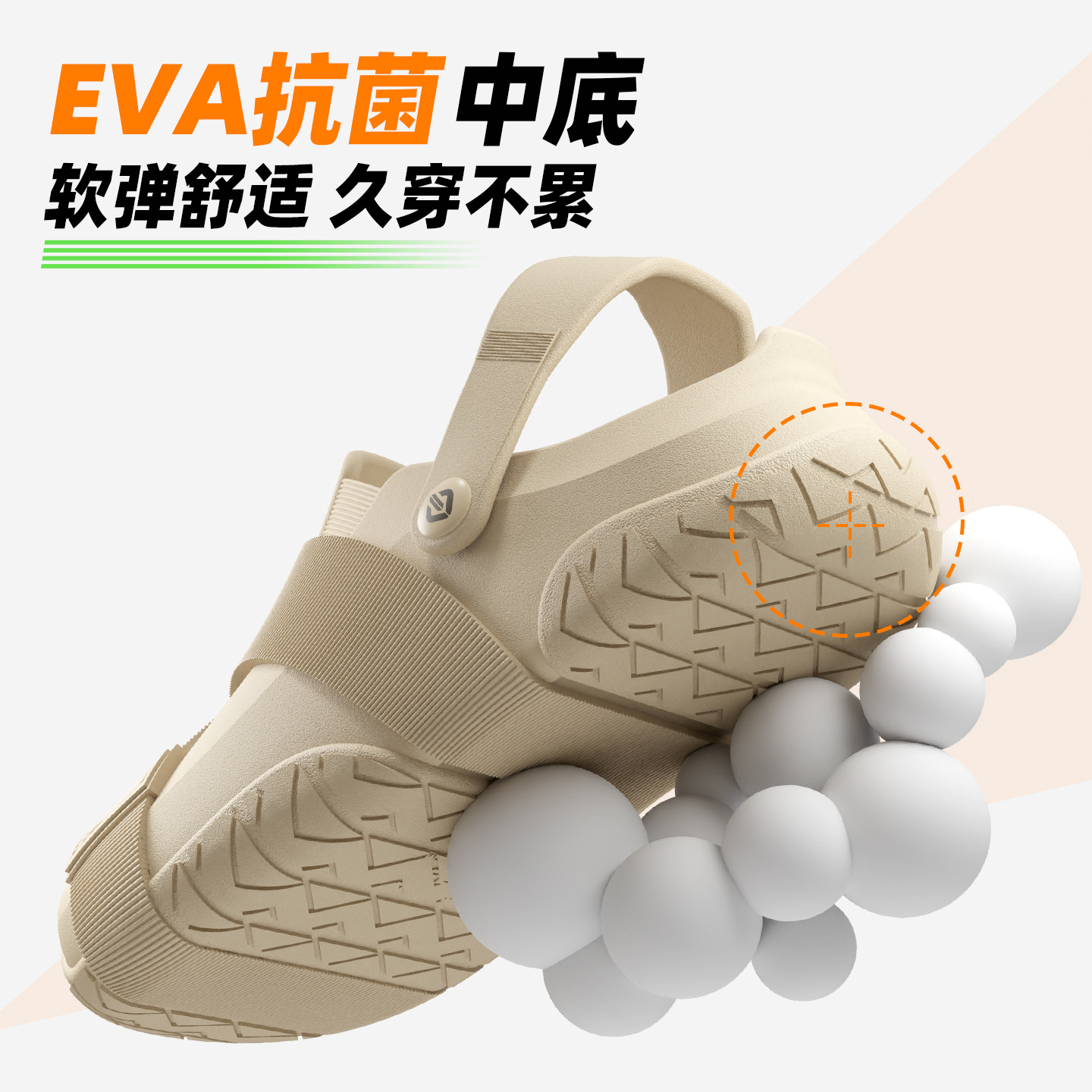 Chaussures croco à semelles épaisses pour hommes, été 2026, nouveaux vêtements d'extérieur antidérapants, antidérapants, pêche, conduite décontractée, sandales à deux usages avec sensation de merde