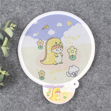 批量广告折叠布面圆扇活动礼品促销赠品宣传礼品可设计定制LOGO