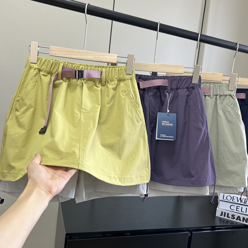 Outdoor Mountain Style ~ Functional Workwear Skirt, Quick-Drying Breathable Cycling Sports Shorts, A-Line Skirt, Anti-Exposure Culottes