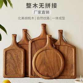 定制实木牛排餐盘日式木质披萨盘牛扒餐具木盘西餐甜品托盘牛排盘