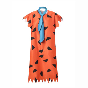 Animated Flintstones Cos Costume Dress Up The Flinstones Fred Halloween cosplay Dress Up