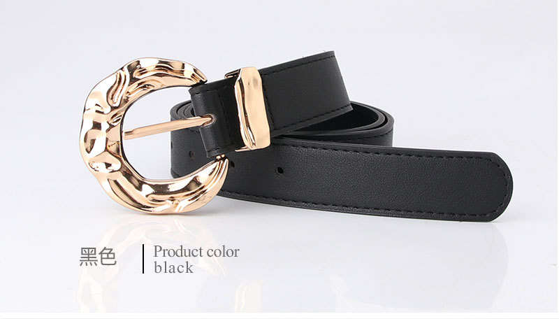 Wholesale Simple Solid Color Metal Pin Buckle Type Belt Nihaojewelry display picture 15