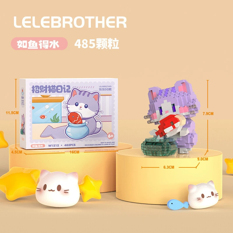 Lego, cartoon doll, constructor, toy, Birthday gift