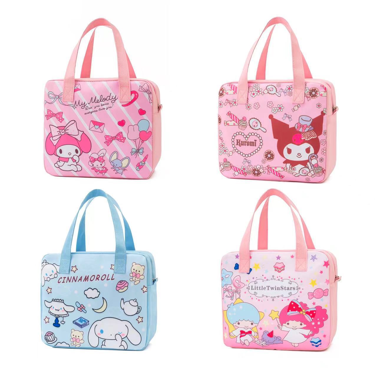 Japanese children's handheld lunch box bag
