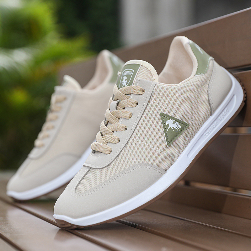 Casual Men's Shoes, High-End Fashion Low-Top Shoes, Trendy, Simple and Versatile Forrest Gump Shoes, Mesh Breathable Shoes, Men's Wholesale