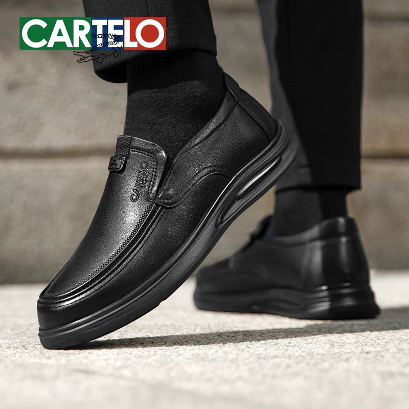 Katile крокодил повседневные кожаные туфли мужской 2025 новый педаль