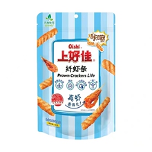 上好佳田园玉米卷薯条薯片鲜虾片大包80g*8袋装膨化食品儿童零食