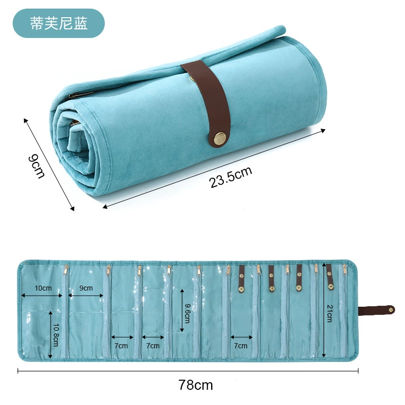 Travel Necklace Multi-tier Portable Jewelry from Yomiego