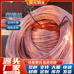 Supply T2 Copper Wire Oxygen-Free Bare Copper Wire Braided Copper Wire C1100 Bright Soft and Hard Handmade T1 Copper Wire