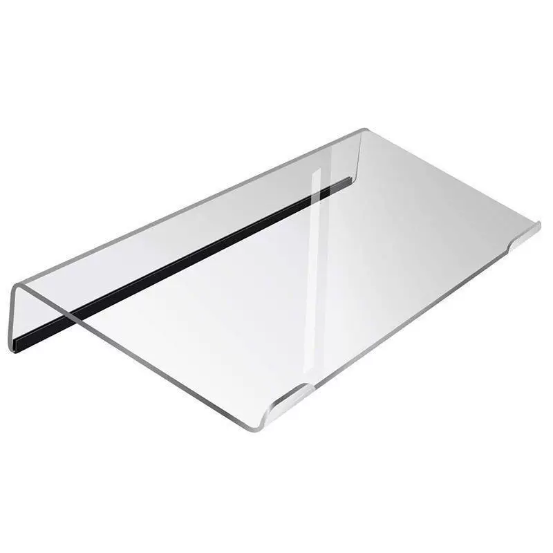 Популярная акриловая подставка для клавиатуры Amazon, высокая прозрачная подставка с противоскользящим креплением, наклонная опора для клавиатуры оптом