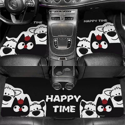 Care For, Three-Piece Car Mat – Avtomobil döşəmə paspasları - cat-and-dog-c-5848cm-front-row-two-pieces