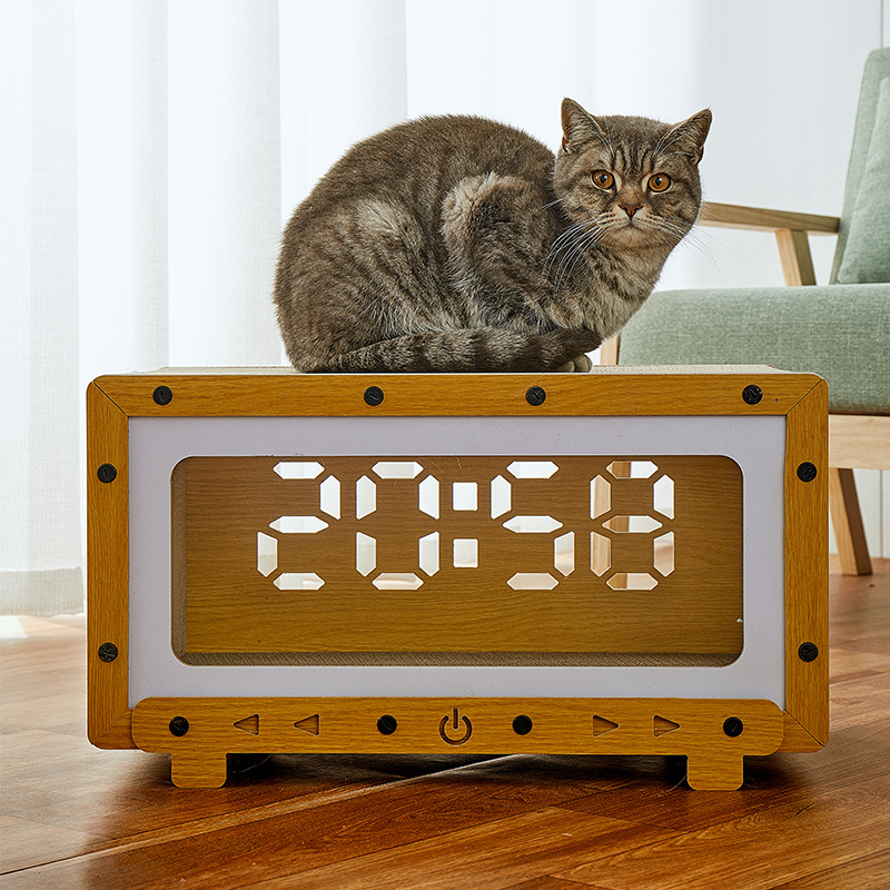 Nido de agarre para gatos resistente al desgaste vertical de garra de gato resistente al agarre juguete para gatos sofá anti-agrapar de doble capa