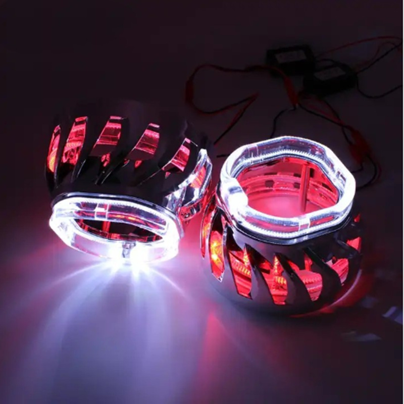 Nueva guía de luz cuadrada 2.5 rueda de aire caliente HID lente de doble luz conjunto general