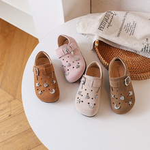 童鞋春秋新款女童公主鞋百搭勃肯鞋中大童单鞋软底儿童皮鞋