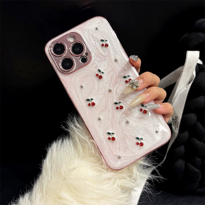 Кремово-фиолетовый совместимый чехол для телефона, iphone, 16promax