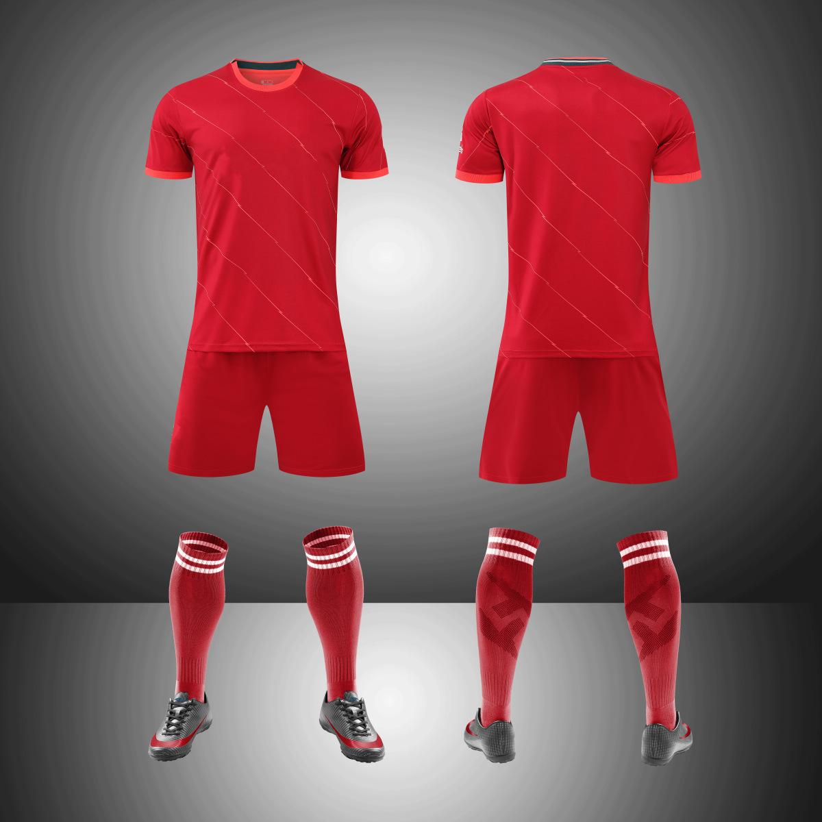 New Set Name Football Match Adult Children's Training Jersey Embroiderable_voghion.com