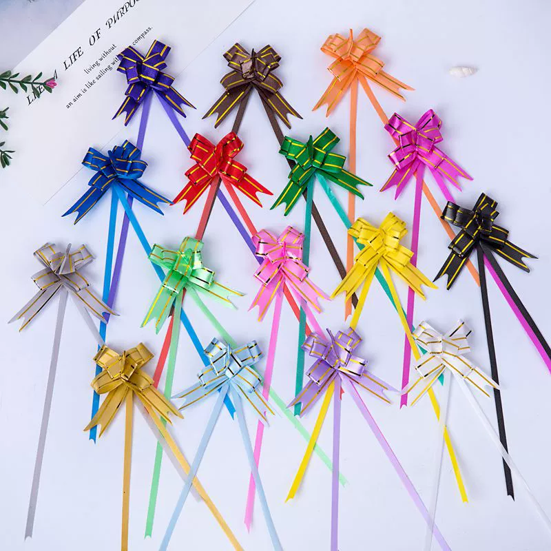 Бесплатная доставка 12 маленький размер лук ручной цветок подарок украшение уплотнительная лента Пномпень цветочный галстук Цветочная Фабрика оптовая продажа