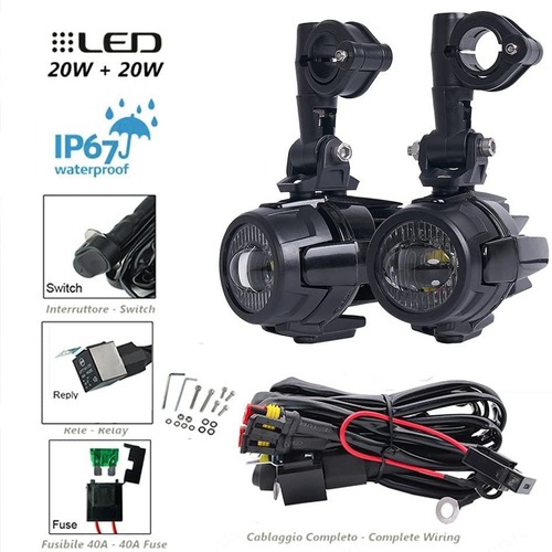 Universal Motorcycle Fog Light, Boma Waterbird Spot Light, LED Fog Light, Electric Bike Spot Light, Modified LED Car Lights