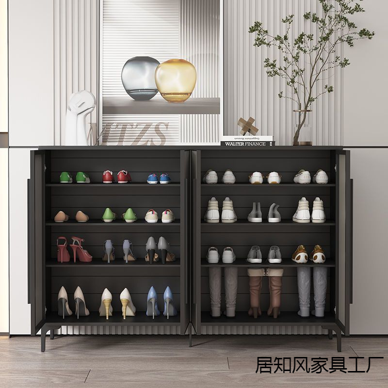 铝合金鞋柜家用门口收纳阳台室外户外防水防晒铝蜂窝整板储物柜子|undefined