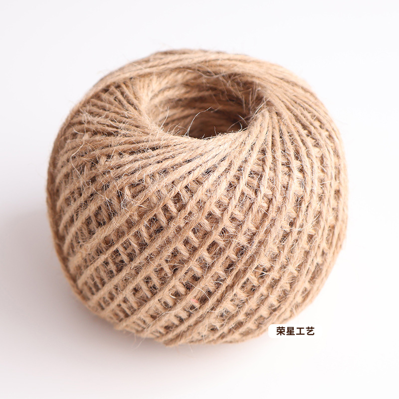 Cordón de cáñamo material de tela de cáñamo tejido a mano cuadrícula foto decoración de pared cuerda colgante cuerda de unión fábrica suministro directo