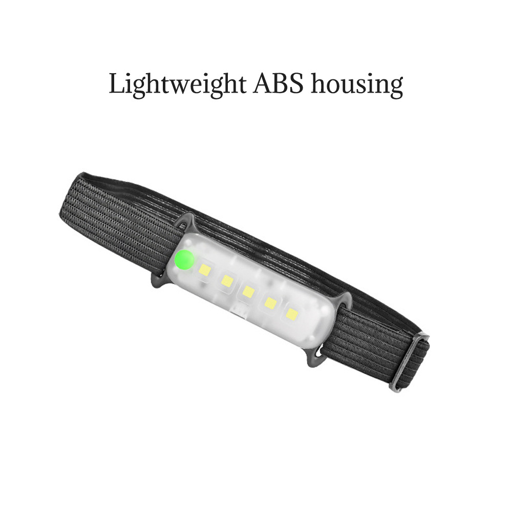 Linterna frontal COB de gran venta transfronteriza, linterna frontal multifuncional recargable por USB, linterna frontal portátil desmontable LED.