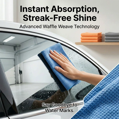 Towel, Car Absorbent Towel, Household: Car cleaning tools