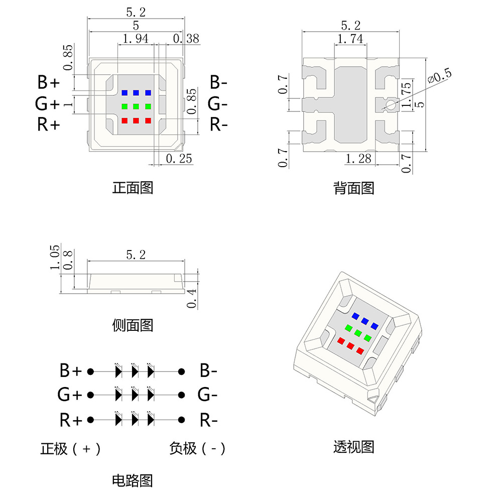 ����5054rgb��Ƭled�����Χ�����ܵ�ȫ��5054rgb����һled����