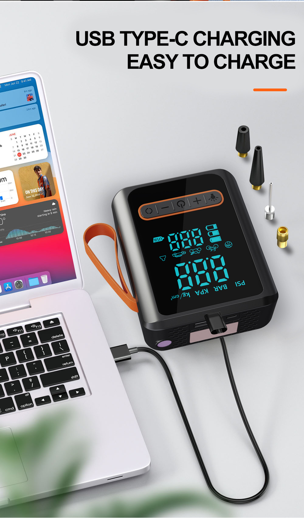 Cross-Border Electric Vehicle Air Pump, Motorcycle Tire Emergency Start-Up Power Bank, Car-Mounted Electric Vehicle Air Pump