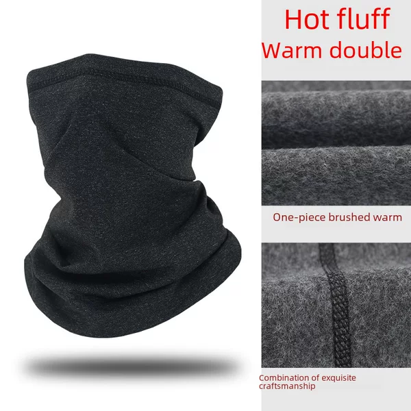Winter fleece warm thick scarf outdoor sports skiing riding windproof cold-proof thick warm mask collar
