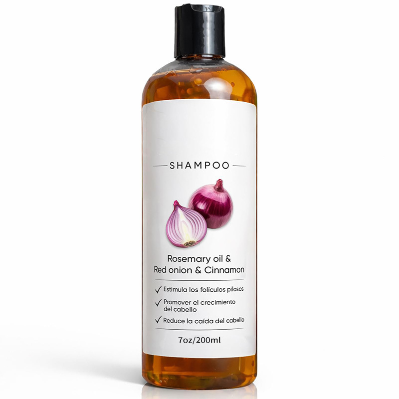 Cross-Border Rosemary, Onion, and Cinnamon Shampoo Cleanses the Scalp, Cares for Frizzy Hair, and Leaves It Soft, Silky, and Shiny
