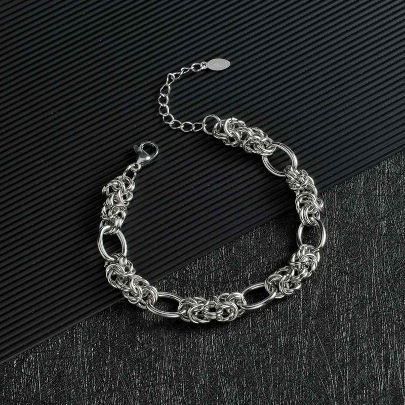 Retro Horse Whip Round Titanium Steel Thick Chain Bracelet Wholesale Nihaojewelry display picture 5