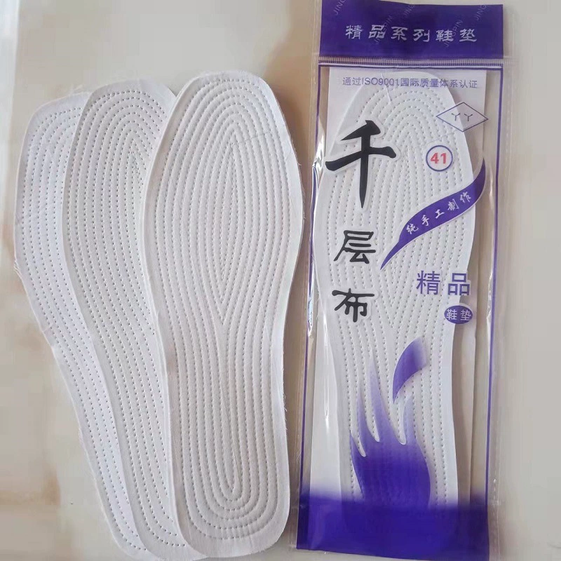 Тканевая стелька Lasagna оптом, мужская и женская впитывающая пот дезодорант, хлопчатобумажная ткань, дышащая, портная стелька ручной работы, размер можно разрезать