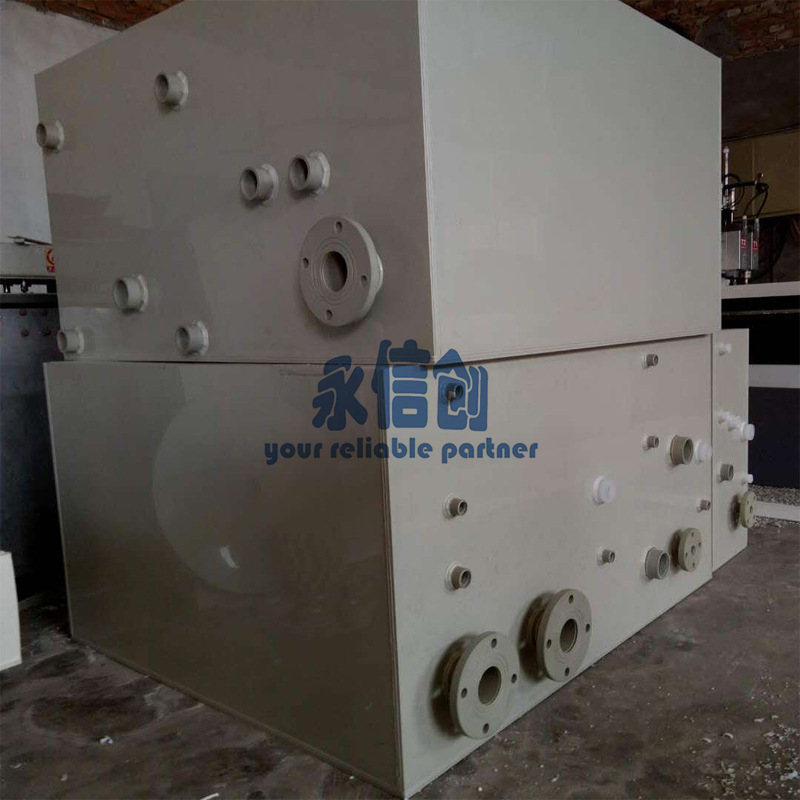 聚丙烯PP板焊接水槽聚氯乙烯PVC耐酸碱水箱厂家定制可提供图纸