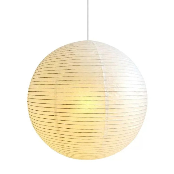 Japanese Wabi-Sabi Style Retro Living Room Clothing Store Bedroom Restaurant Tea Room Bar Chandelier Noguchi Isamu Paper Lamp Chandelier