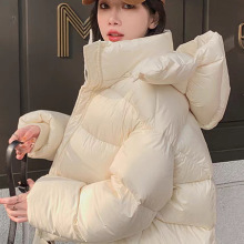 2025反季90白鸭绒羽绒服女潮流时尚小个子短款加厚面包服特价清仓