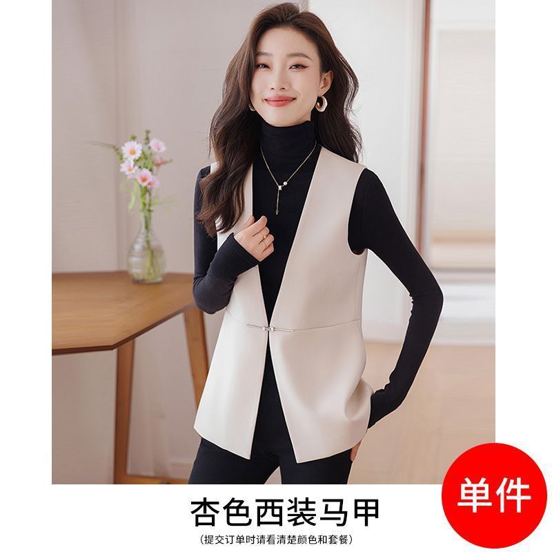 西装马甲2025春季新款女神范马夹背心外套感气质休闲外搭坎肩|undefined