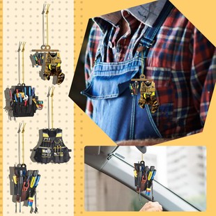 Cross-border New Product ToolBagAcrylic Personalized Electrician Tool Kit Car Pendant Acrylic Flat Pendant