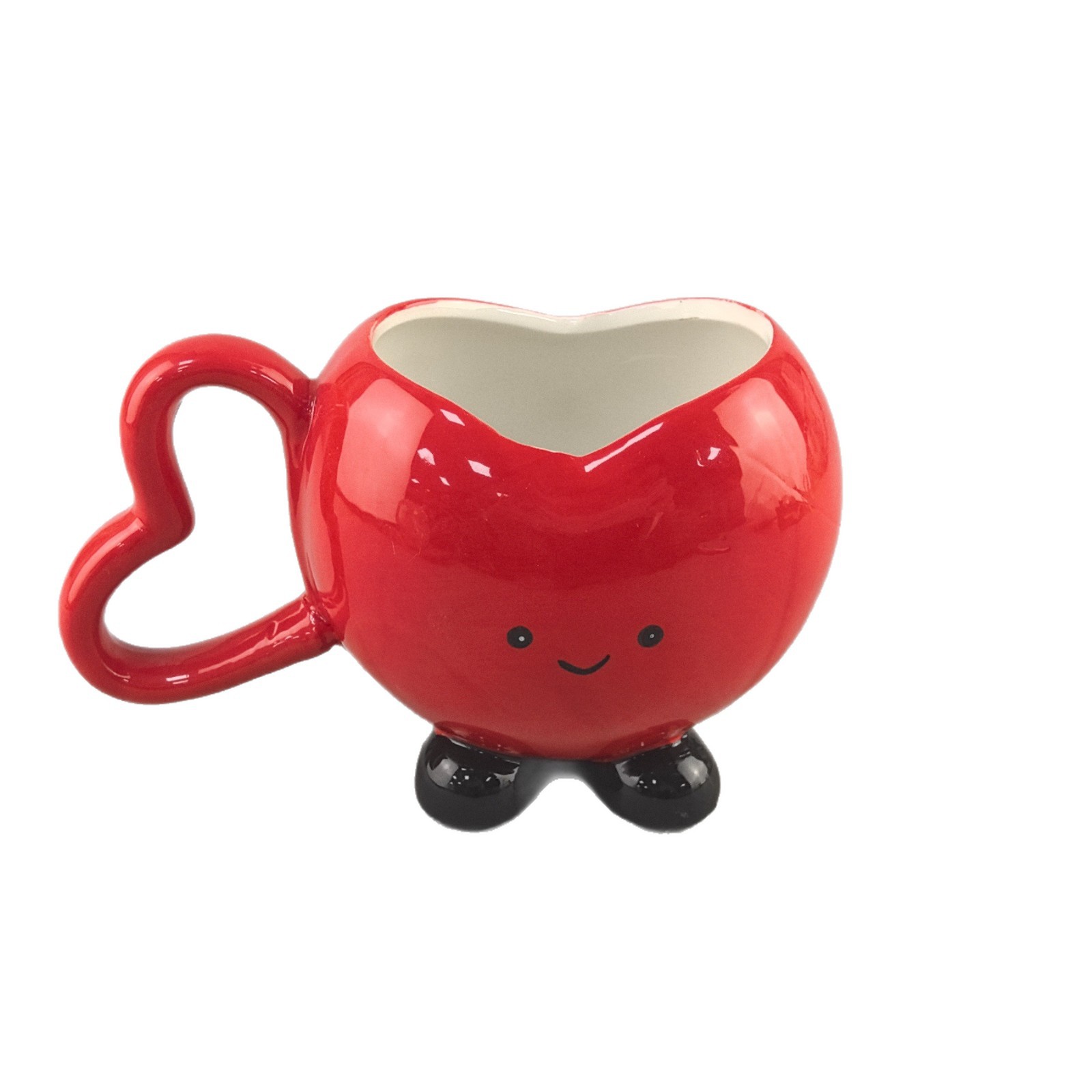 Creativo nuevo amor de cerámica hermosa taza de cerámica estereoscópica regalos de graduación